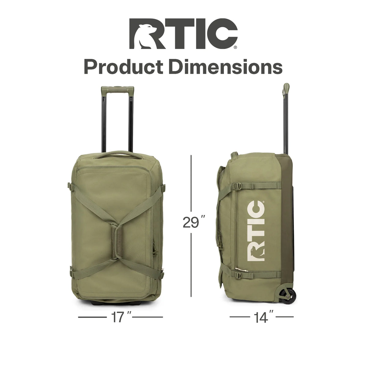 Road Trip Rolling Duffle Bag