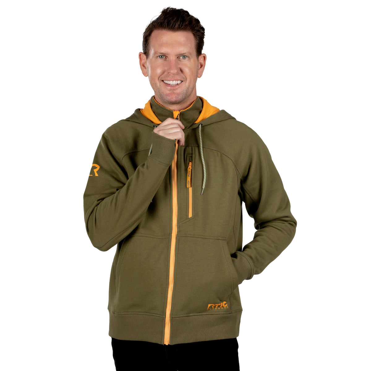 Men's Water-Repellent Full-Zip Hoodie