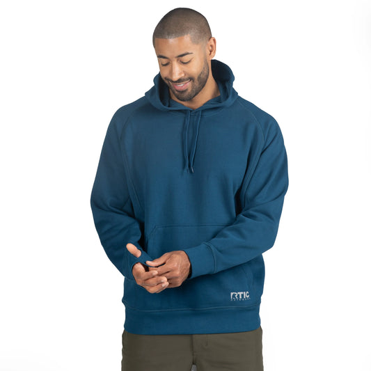 Water-Repellent Pullover Hoodie - Relaxed Fit